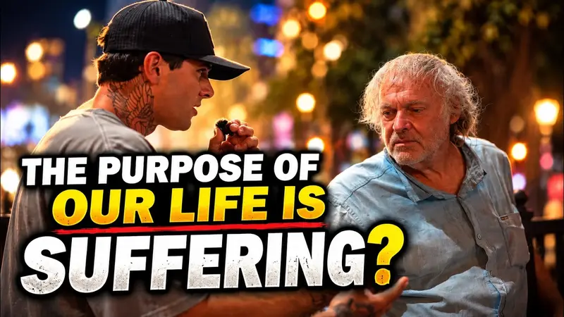 Original video cover: He said his purpose is suffering