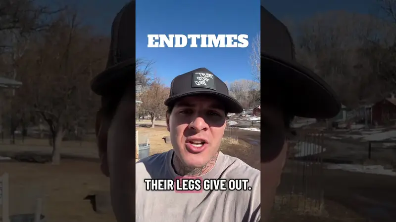 Original video cover: Wyatt describes an end-times vision