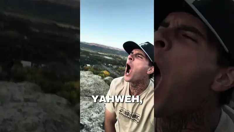 Original video cover: Jesus i pray this continues to set fires